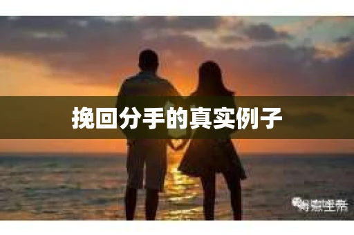 挽回分手的真实例子