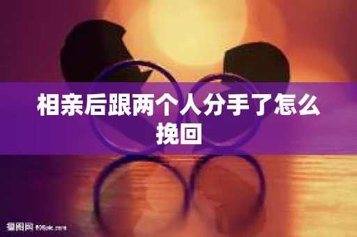 相亲后跟两个人分手了怎么挽回