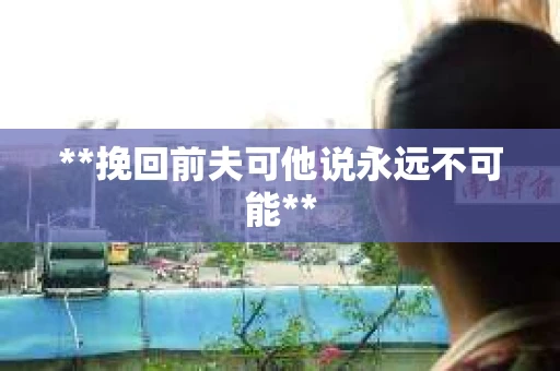 **挽回前夫可他说永远不可能**
