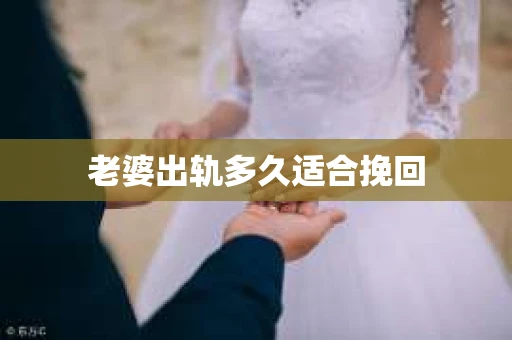 老婆出轨多久适合挽回