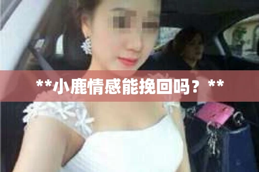 **小鹿情感能挽回吗？**