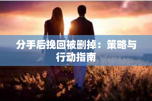 分手后挽回被删掉：策略与行动指南