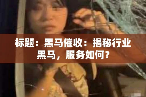 标题：黑马催收：揭秘行业黑马，服务如何？