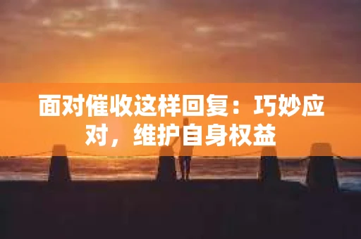 面对催收这样回复：巧妙应对，维护自身权益
