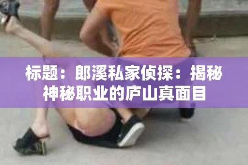 标题：郎溪私家侦探：揭秘神秘职业的庐山真面目