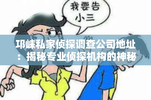 邛崃私家侦探调查公司地址：揭秘专业侦探机构的神秘面纱