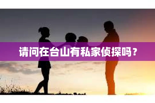 请问在台山有私家侦探吗？