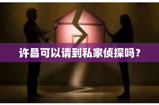 许昌可以请到私家侦探吗？