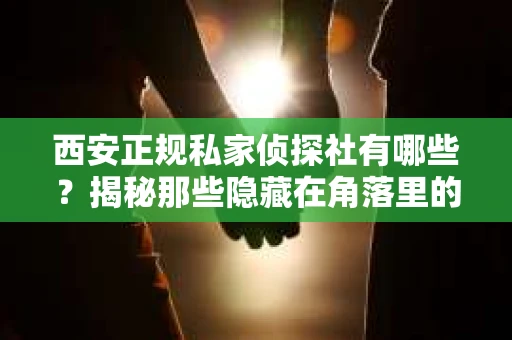 西安正规私家侦探社有哪些？揭秘那些隐藏在角落里的神秘力量