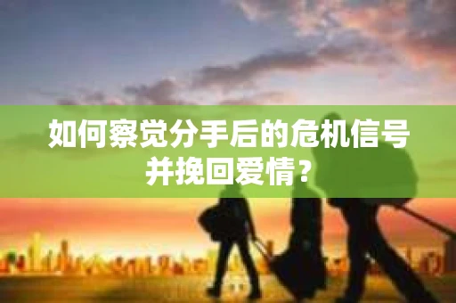 如何察觉分手后的危机信号并挽回爱情? 如何察觉分手后的危机信号并挽回爱情?