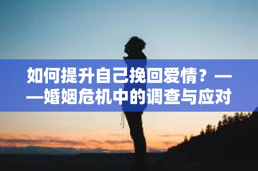 如何提升自己挽回爱情？——婚姻危机中的调查与应对策略